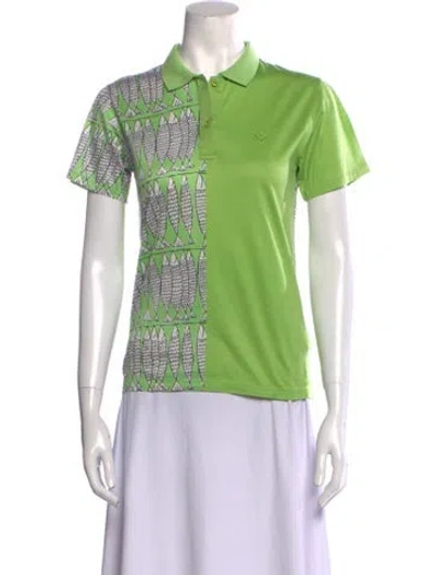 Pre-owned Dior Vintage Sports Polo In Green