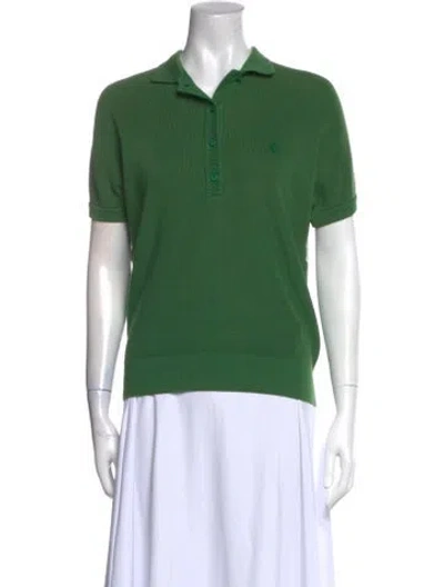 Pre-owned Dior Vintage Sports Polo In Green