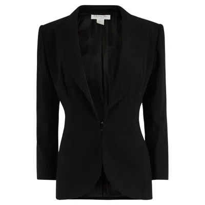 Pre-owned Dior Vintage S/s 1998 Christian  Black Fitted Blazer