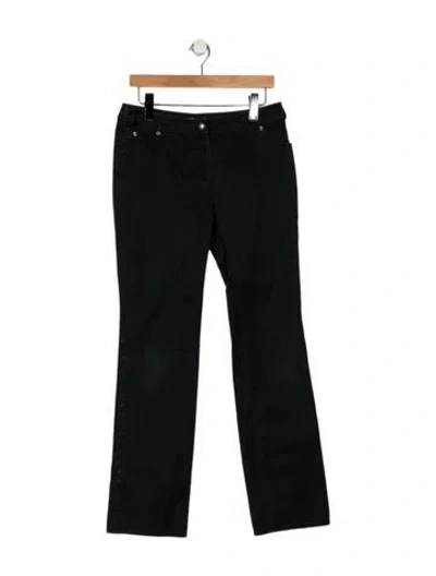Pre-owned Dior Vintage Straight Leg Jeans In Black