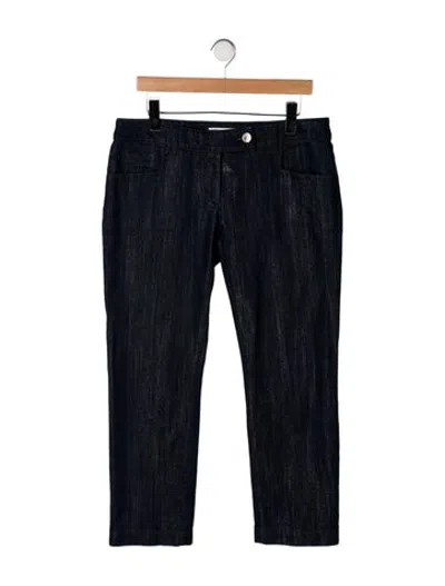 Pre-owned Dior Vintage Straight Leg Jeans In Blue