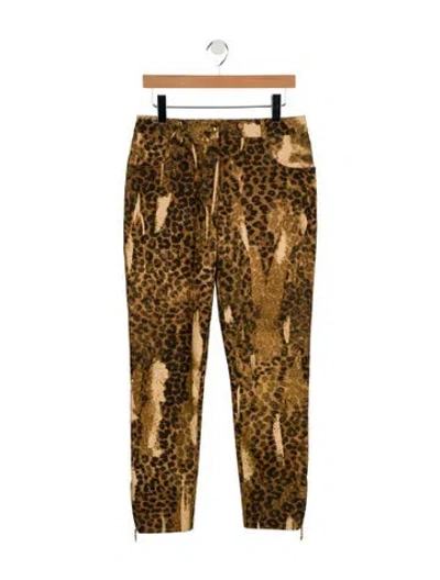Pre-owned Dior Vintage Straight Leg Jeans In Brown
