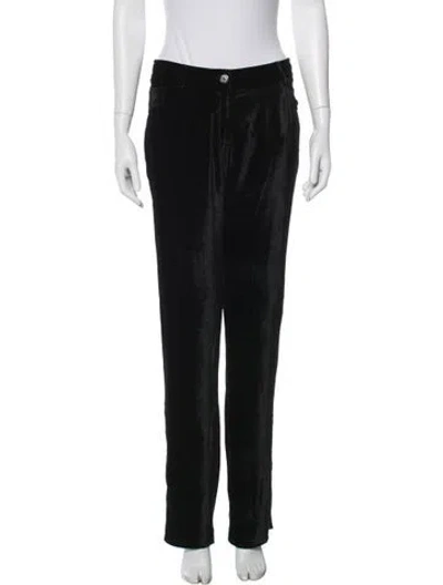 Pre-owned Dior Vintage Straight Leg Pants In Black