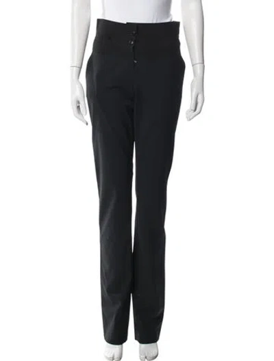 Pre-owned Dior Vintage Straight Leg Pants In Black