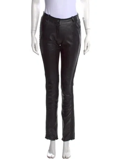 Pre-owned Dior Vintage Straight Leg Pants In Black