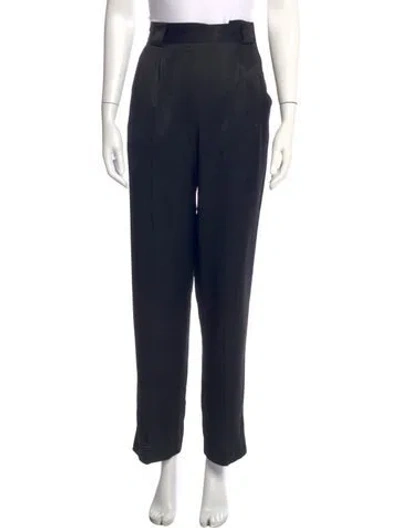 Pre-owned Dior Vintage Straight Leg Pants In Black