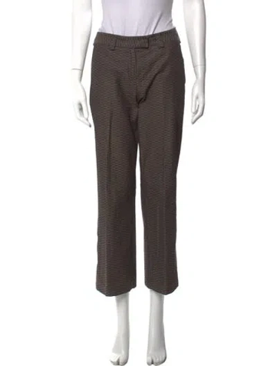 Pre-owned Dior Vintage Straight Leg Pants In Brown
