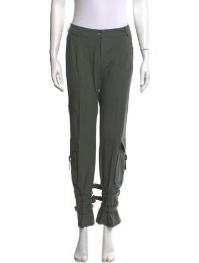 Pre-owned Dior Vintage Straight Leg Pants In Green