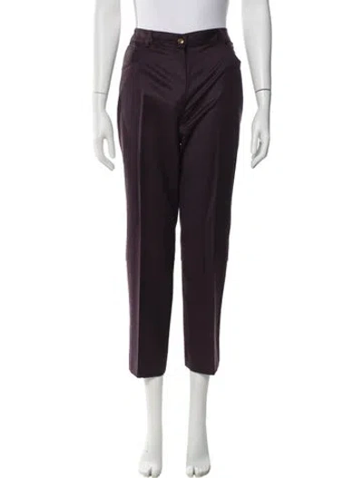 Pre-owned Dior Vintage Straight Leg Pants In Purple