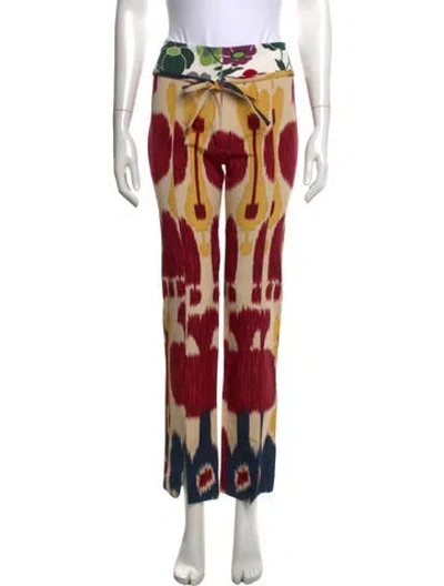 Pre-owned Dior Vintage Straight Leg Pants In Red