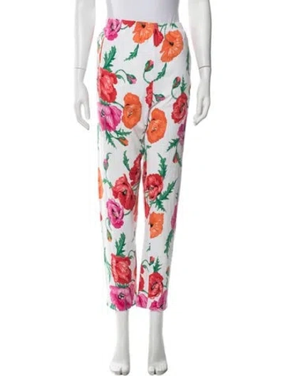 Pre-owned Dior Vintage Straight Leg Pants In White