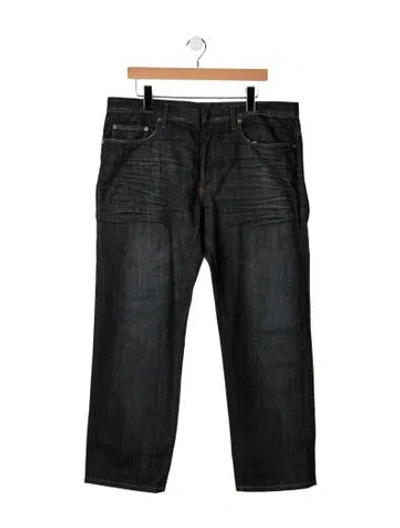 Pre-owned Dior Vintage Straight-leg Jeans In Blue