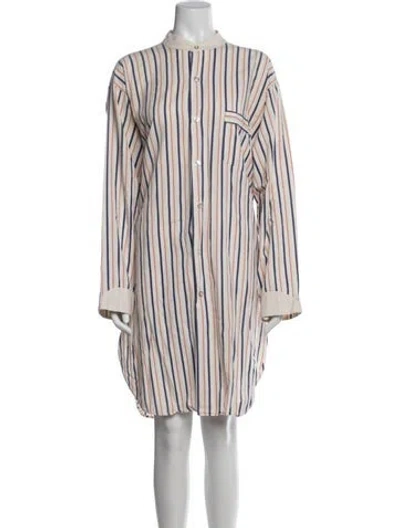 Pre-owned Dior Vintage Striped Nightgown In Neutrals