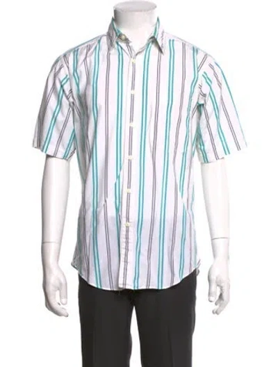 Pre-owned Dior Vintage Striped Shirt In White