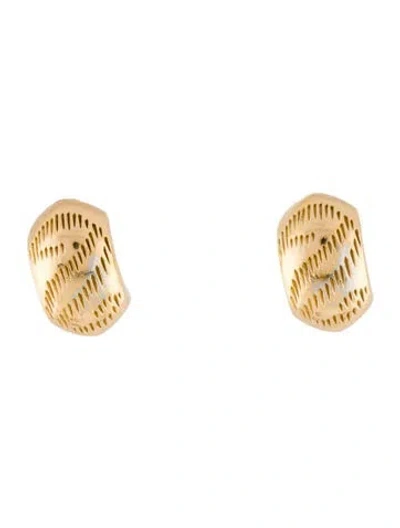 Pre-owned Dior Vintage Stud Earrings In Multi