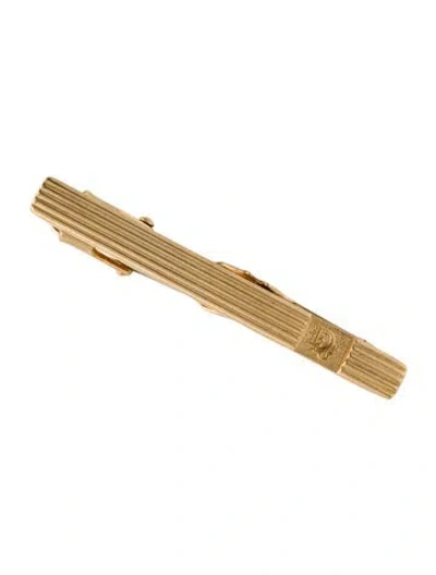 Pre-owned Dior Vintage Textured Tie Clip In Multi