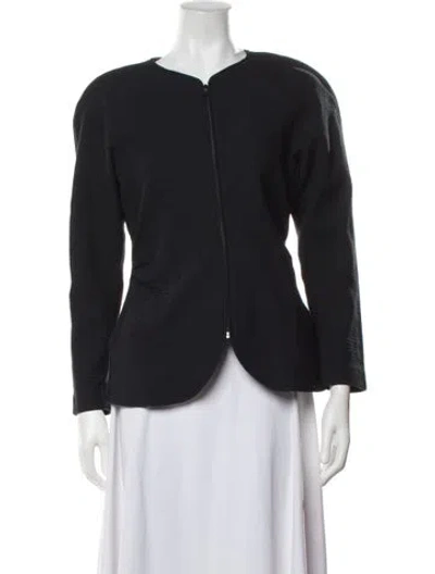 Pre-owned Dior Vintage Tweed Pattern Jacket In Black