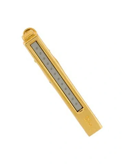 Pre-owned Dior Vintage Two-tone Tie Cip In Multicolor