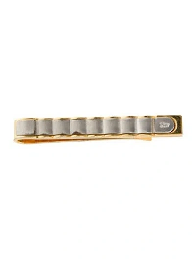 Pre-owned Dior Vintage Two-tone Tie Clip In Multi