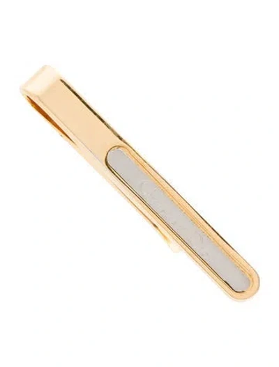 Pre-owned Dior Vintage Two-tone Tie Clip In Multi