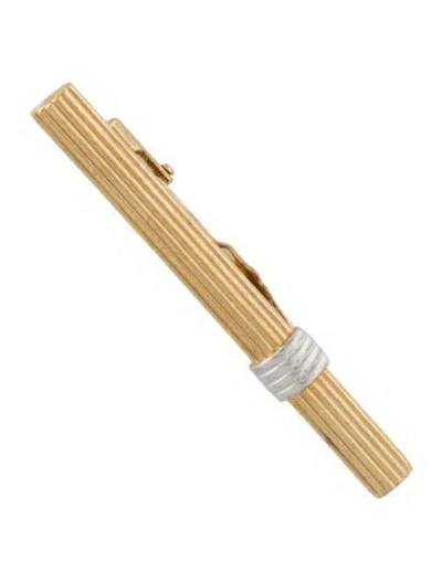 Pre-owned Dior Vintage Two-tone Tie Clip In Multi