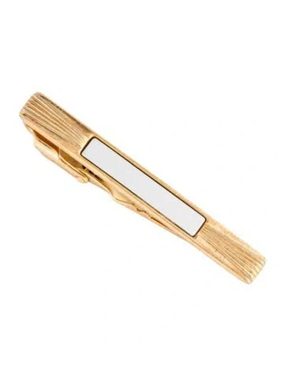Pre-owned Dior Vintage Two-tone Tie Clip In Multicolor