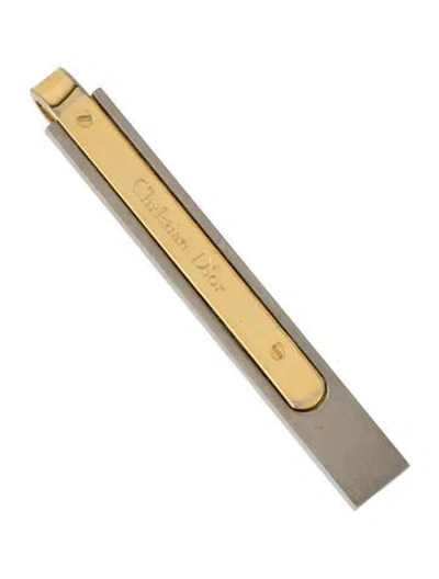 Pre-owned Dior Vintage Two-tone Tie Pin In Multicolor
