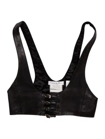 Pre-owned Dior Vintage Vest In Black