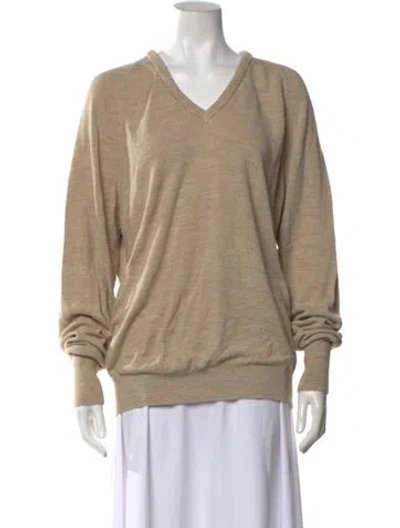 Pre-owned Dior Vintage V-neck Sweater In Neutrals