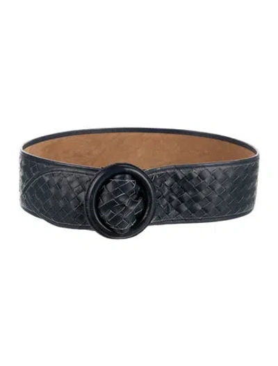 Pre-owned Dior Vintage Wide Belt In Blue