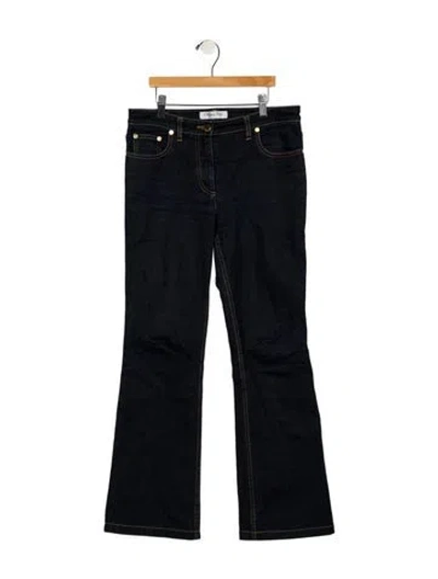 Pre-owned Dior Vintage Wide Leg Jeans In Blue