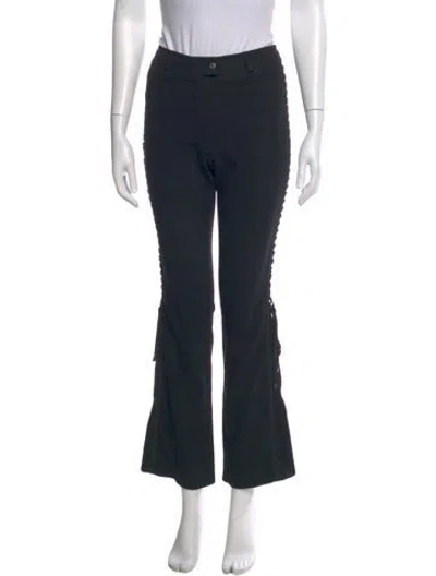 Pre-owned Dior Vintage Wide Leg Pants In Black