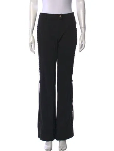 Pre-owned Dior Vintage Wide Leg Pants In Black