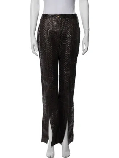 Pre-owned Dior Vintage Wide Leg Pants In Brown