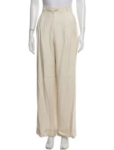 Pre-owned Dior Vintage Wide Leg Pants In Neutrals