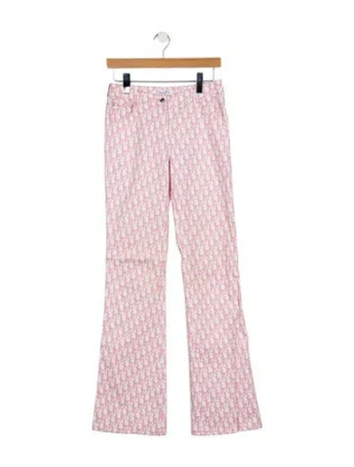 Pre-owned Dior Vintage Wide Leg Pants In Pink