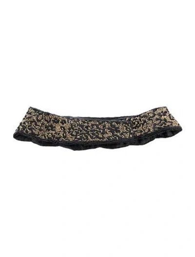 Pre-owned Dior Vintage Wide Waist Belt In Black