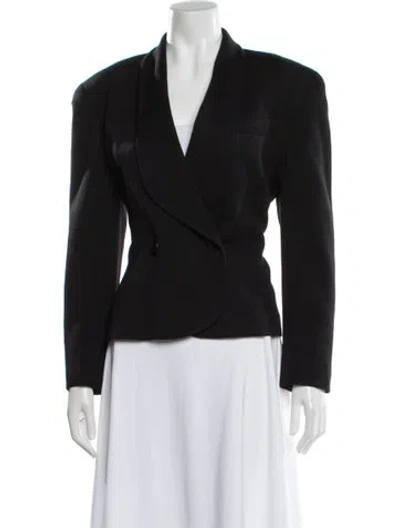 Pre-owned Dior Vintage Wool Blazer In Black