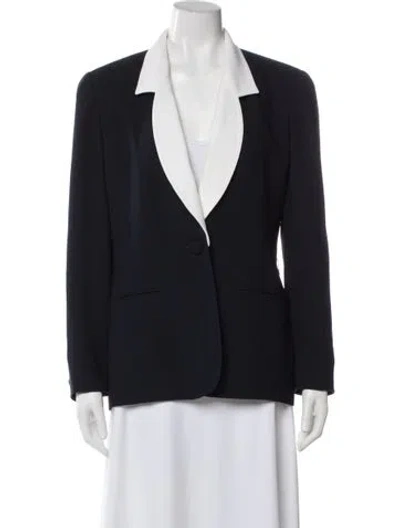Pre-owned Dior Vintage Wool Blazer In Blue