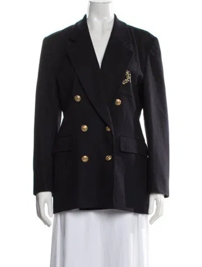 Pre-owned Dior Vintage Wool Blazer In Blue