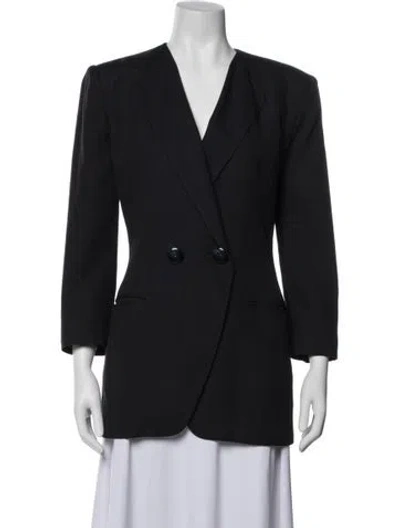 Pre-owned Dior Vintage Wool Blazer In Blue