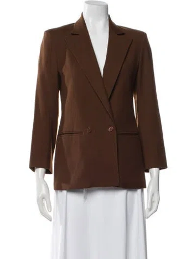 Pre-owned Dior Vintage Wool Blazer In Brown