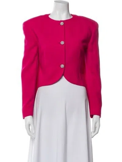 Pre-owned Dior Vintage Wool Blazer In Pink