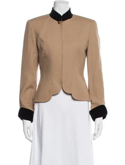 Pre-owned Dior Vintage Wool Jacket In Brown