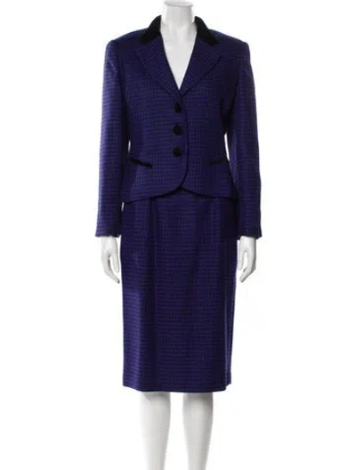 Pre-owned Dior Vintage Wool Skirt Set In Multi