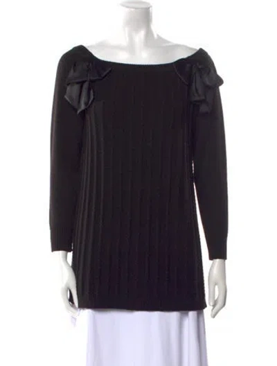 Pre-owned Dior Vintage Wool Sweater In Black