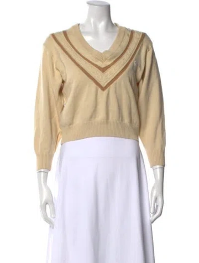 Pre-owned Dior Vintage Wool Sweater In Neutral