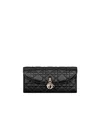 Dior Violet Wallet In Black