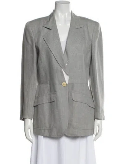 Pre-owned Dior Virgin Wool Blazer In Black