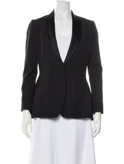 Pre-owned Dior Virgin Wool Blazer In Gray